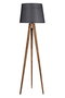 Opviq Lámpara de pie FIR TREE BODY Marrón y Negro